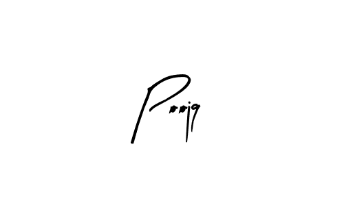 Similarly Arty Signature is the best handwritten signature design. Signature creator online .You can use it as an online autograph creator for name Poojq. Poojq signature style 8 images and pictures png