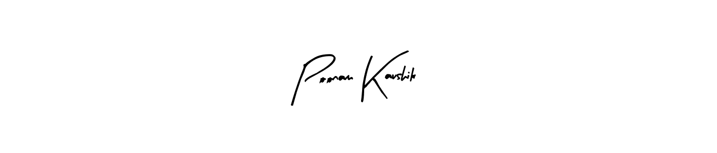 Make a beautiful signature design for name Poonam Kaushik. Use this online signature maker to create a handwritten signature for free. Poonam Kaushik signature style 8 images and pictures png