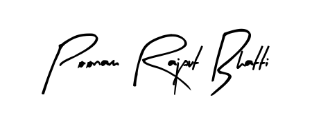 Create a personalized artistic stamp with Poonam Rajput Bhatti in Arty Signature font. Perfect for visual artists, designers, and influencers. Poonam Rajput Bhatti signature style 8 images and pictures png