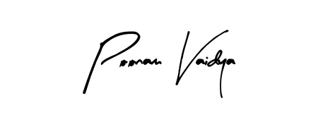 Also we have Poonam Vaidya name is the best signature style. Create professional handwritten signature collection using Arty Signature autograph style. Poonam Vaidya signature style 8 images and pictures png