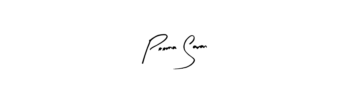 Best and Professional Signature Style for Poorna Saran. Arty Signature Best Signature Style Collection. Poorna Saran signature style 8 images and pictures png