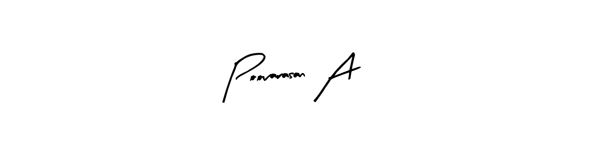 Also You can easily find your signature by using the search form. We will create Poovarasan A name handwritten signature images for you free of cost using Arty Signature sign style. Poovarasan A signature style 8 images and pictures png