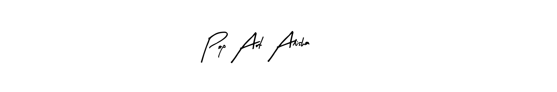 How to make Pop Art Alisha2011 name signature. Use Arty Signature style for creating short signs online. This is the latest handwritten sign. Pop Art Alisha2011 signature style 8 images and pictures png