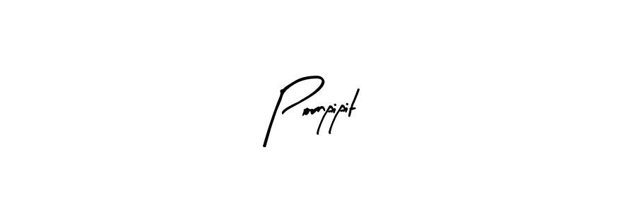 How to make Pornpipit name signature. Use Arty Signature style for creating short signs online. This is the latest handwritten sign. Pornpipit signature style 8 images and pictures png