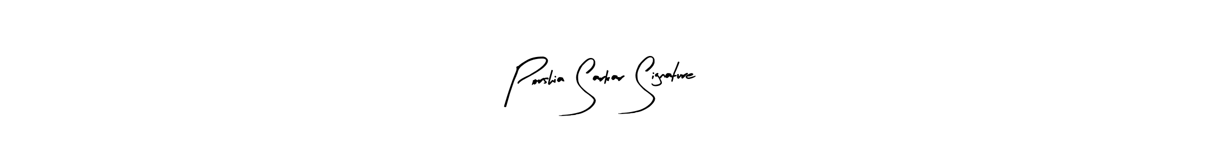 Design your own signature with our free online signature maker. With this signature software, you can create a handwritten (Arty Signature) signature for name Porshia Sarkar Signature. Porshia Sarkar Signature signature style 8 images and pictures png