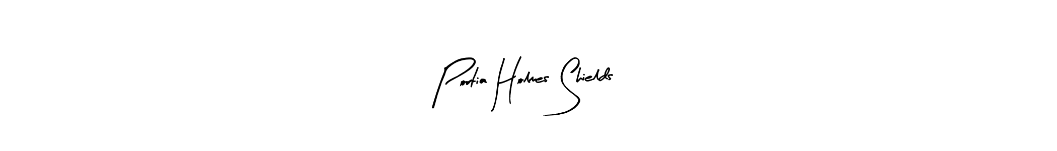 The best way (Arty Signature) to make a short signature is to pick only two or three words in your name. The name Portia Holmes Shields include a total of six letters. For converting this name. Portia Holmes Shields signature style 8 images and pictures png