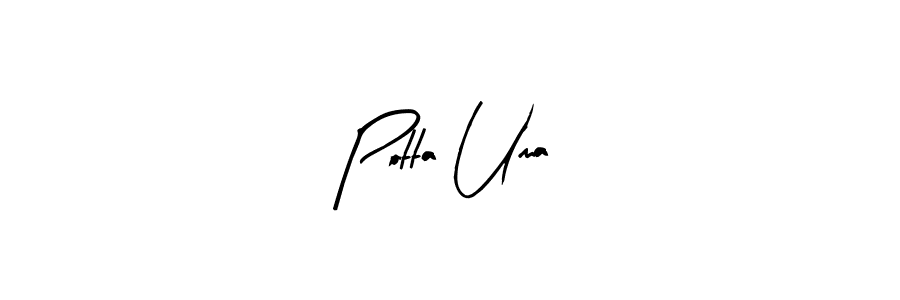 Also we have Potta Uma name is the best signature style. Create professional handwritten signature collection using Arty Signature autograph style. Potta Uma signature style 8 images and pictures png