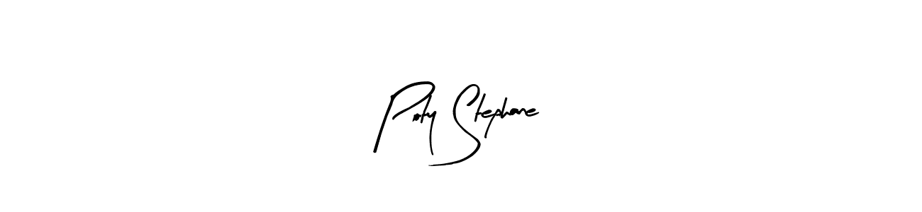 if you are searching for the best signature style for your name Poty Stephane. so please give up your signature search. here we have designed multiple signature styles  using Arty Signature. Poty Stephane signature style 8 images and pictures png