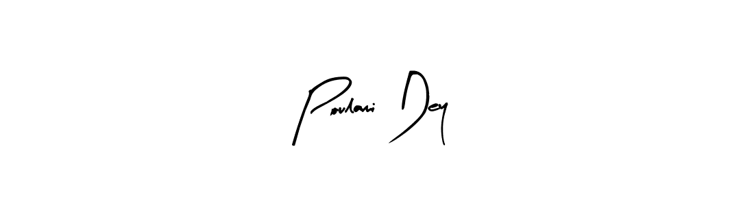 Similarly Arty Signature is the best handwritten signature design. Signature creator online .You can use it as an online autograph creator for name Poulami Dey. Poulami Dey signature style 8 images and pictures png