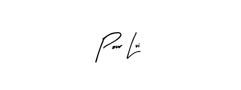 Here are the top 10 professional signature styles for the name Pour Lui. These are the best autograph styles you can use for your name. Pour Lui signature style 8 images and pictures png