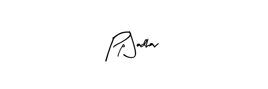 How to Draw Pp Jadhav signature style? Arty Signature is a latest design signature styles for name Pp Jadhav. Pp Jadhav signature style 8 images and pictures png