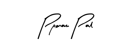 Discover how Pponam Pal looks in an executive cursive font (Arty Signature). Perfect for legal documents, invoices, and certificates. Pponam Pal signature style 8 images and pictures png