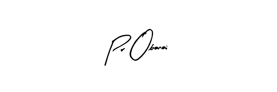 if you are searching for the best signature style for your name Pr Obanai. so please give up your signature search. here we have designed multiple signature styles  using Arty Signature. Pr Obanai signature style 8 images and pictures png