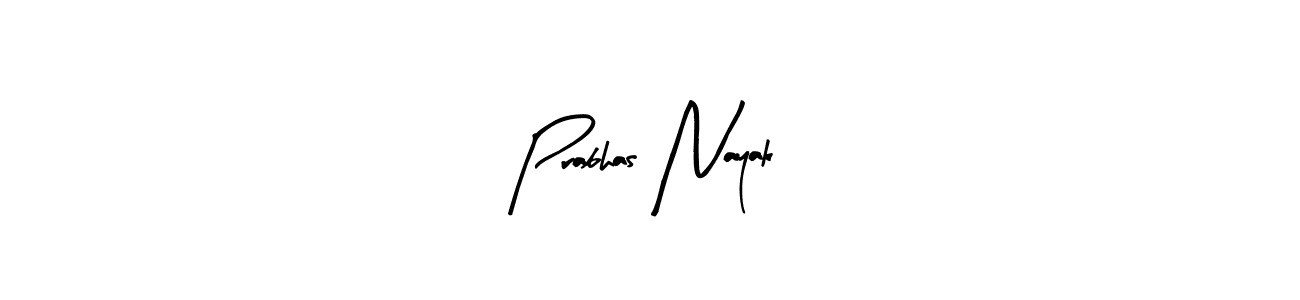 How to make Prabhas Nayak name signature. Use Arty Signature style for creating short signs online. This is the latest handwritten sign. Prabhas Nayak signature style 8 images and pictures png