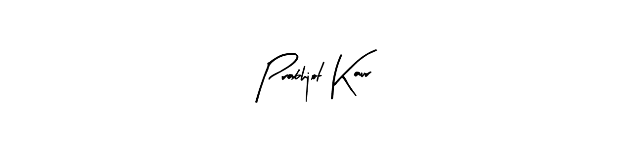 Create a beautiful signature design for name Prabhjot Kaur. With this signature (Arty Signature) fonts, you can make a handwritten signature for free. Prabhjot Kaur signature style 8 images and pictures png