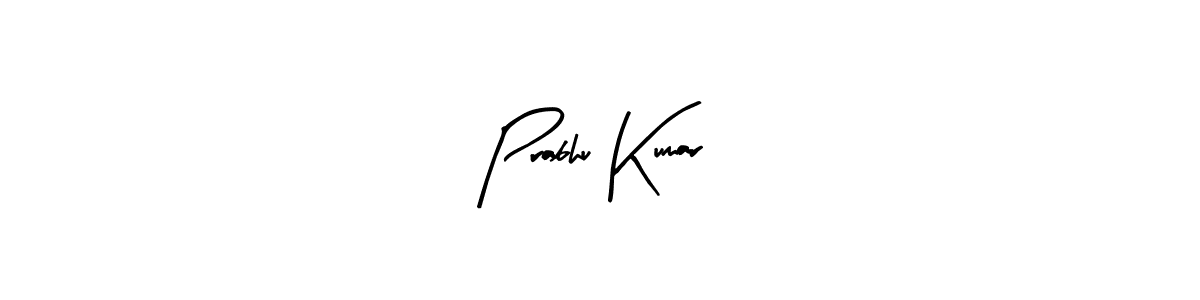 Make a beautiful signature design for name Prabhu Kumar. With this signature (Arty Signature) style, you can create a handwritten signature for free. Prabhu Kumar signature style 8 images and pictures png