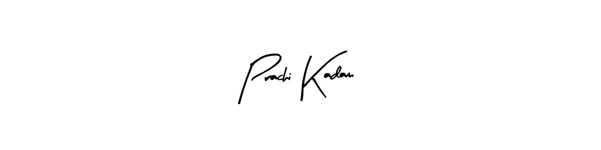 Use a signature maker to create a handwritten signature online. With this signature software, you can design (Arty Signature) your own signature for name Prachi Kadam. Prachi Kadam signature style 8 images and pictures png