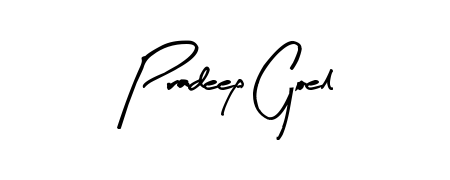 A modern signature idea for name Pradeep Goel using Arty Signature font. Clean strokes and elegant curves make it stand out instantly. Pradeep Goel signature style 8 images and pictures png