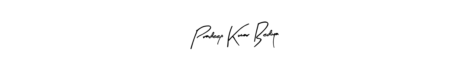 You can use this online signature creator to create a handwritten signature for the name Pradeep Kumar Bediya. This is the best online autograph maker. Pradeep Kumar Bediya signature style 8 images and pictures png