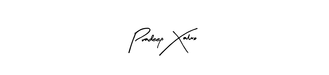 if you are searching for the best signature style for your name Pradeep Xalxo. so please give up your signature search. here we have designed multiple signature styles  using Arty Signature. Pradeep Xalxo signature style 8 images and pictures png