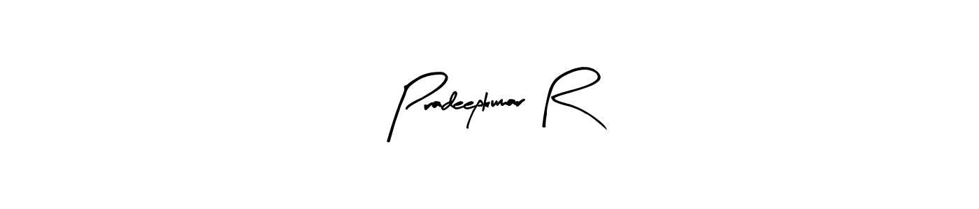 Design your own signature with our free online signature maker. With this signature software, you can create a handwritten (Arty Signature) signature for name Pradeepkumar R. Pradeepkumar R signature style 8 images and pictures png
