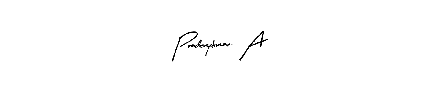 How to make Pradeepkumar. A signature? Arty Signature is a professional autograph style. Create handwritten signature for Pradeepkumar. A name. Pradeepkumar. A signature style 8 images and pictures png