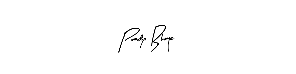 You should practise on your own different ways (Arty Signature) to write your name (Pradip Bhoye) in signature. don't let someone else do it for you. Pradip Bhoye signature style 8 images and pictures png