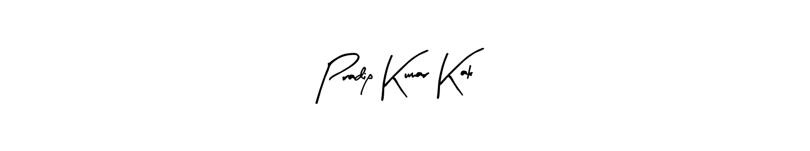 Design your own signature with our free online signature maker. With this signature software, you can create a handwritten (Arty Signature) signature for name Pradip Kumar Kak. Pradip Kumar Kak signature style 8 images and pictures png