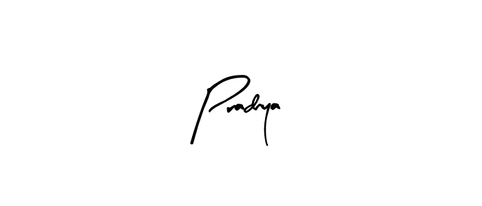 Use a signature maker to create a handwritten signature online. With this signature software, you can design (Arty Signature) your own signature for name Pradnya. Pradnya signature style 8 images and pictures png