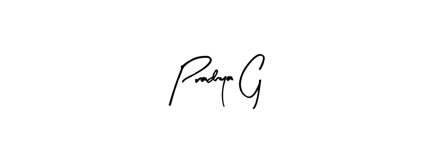 Pradnya G stylish signature style. Best Handwritten Sign (Arty Signature) for my name. Handwritten Signature Collection Ideas for my name Pradnya G. Pradnya G signature style 8 images and pictures png