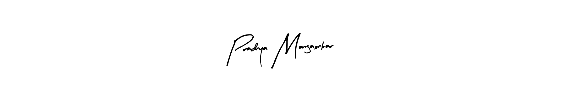 The best way (Arty Signature) to make a short signature is to pick only two or three words in your name. The name Pradnya Mangaonkar include a total of six letters. For converting this name. Pradnya Mangaonkar signature style 8 images and pictures png
