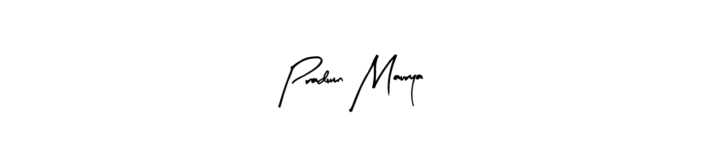 It looks lik you need a new signature style for name Pradumn Maurya. Design unique handwritten (Arty Signature) signature with our free signature maker in just a few clicks. Pradumn Maurya signature style 8 images and pictures png