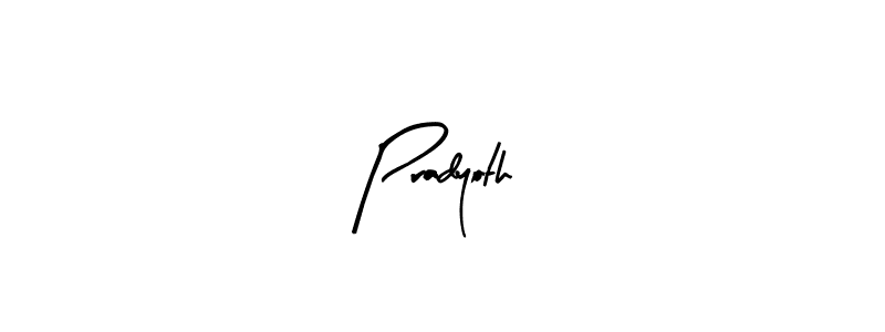 Make a beautiful signature design for name Pradyoth. Use this online signature maker to create a handwritten signature for free. Pradyoth signature style 8 images and pictures png