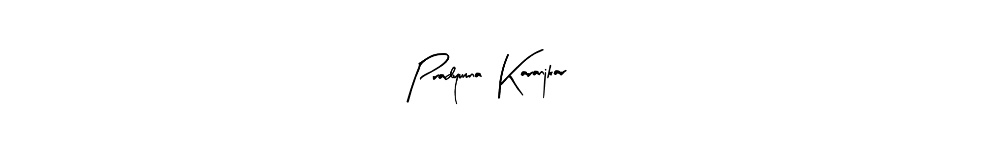 Also You can easily find your signature by using the search form. We will create Pradyumna  Karanjkar name handwritten signature images for you free of cost using Arty Signature sign style. Pradyumna  Karanjkar signature style 8 images and pictures png