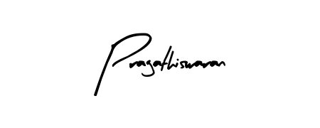 Enhance your business communications with Pragathiswaran signature in Arty Signature lettering. Clean, modern, and universally compatible. Pragathiswaran signature style 8 images and pictures png