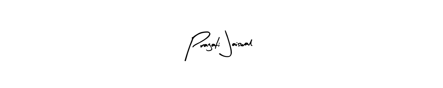 Arty Signature is a professional signature style that is perfect for those who want to add a touch of class to their signature. It is also a great choice for those who want to make their signature more unique. Get Pragati Jaiswal name to fancy signature for free. Pragati Jaiswal signature style 8 images and pictures png