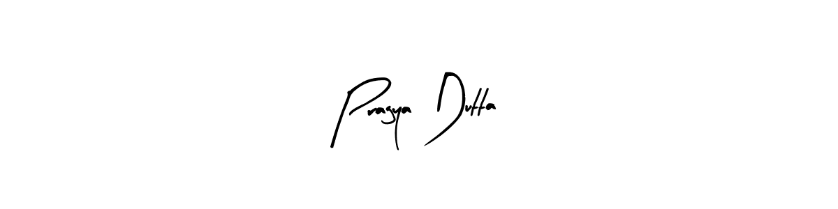 The best way (Arty Signature) to make a short signature is to pick only two or three words in your name. The name Pragya Dutta include a total of six letters. For converting this name. Pragya Dutta signature style 8 images and pictures png