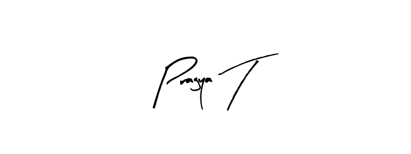 How to make Pragya T signature? Arty Signature is a professional autograph style. Create handwritten signature for Pragya T name. Pragya T signature style 8 images and pictures png