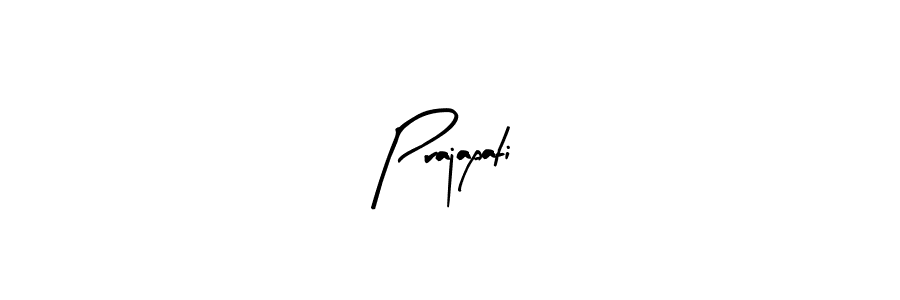 Design your own signature with our free online signature maker. With this signature software, you can create a handwritten (Arty Signature) signature for name Prajapati. Prajapati signature style 8 images and pictures png