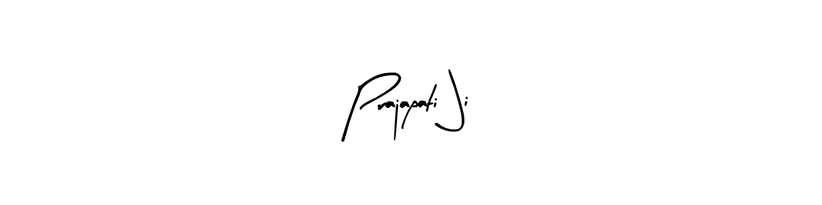 How to make Prajapati Ji signature? Arty Signature is a professional autograph style. Create handwritten signature for Prajapati Ji name. Prajapati Ji signature style 8 images and pictures png