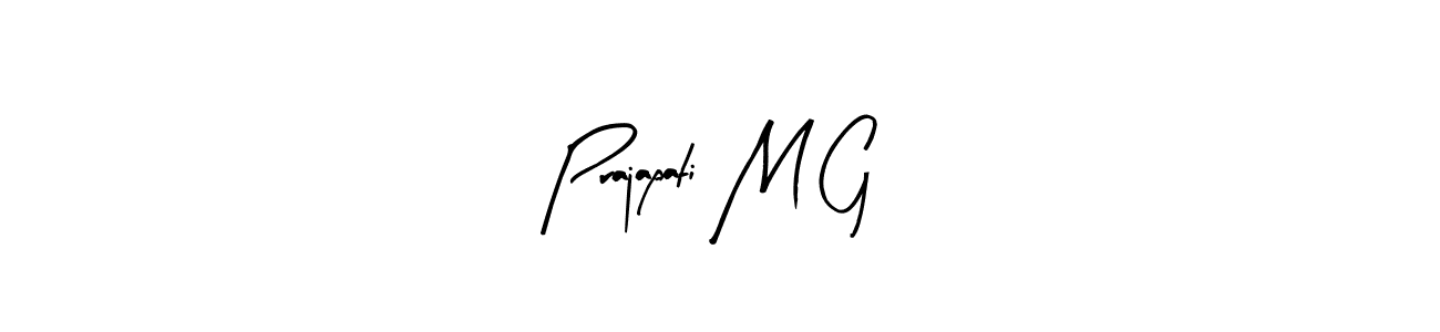 Similarly Arty Signature is the best handwritten signature design. Signature creator online .You can use it as an online autograph creator for name Prajapati M G. Prajapati M G signature style 8 images and pictures png