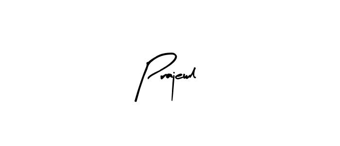 Design your own signature with our free online signature maker. With this signature software, you can create a handwritten (Arty Signature) signature for name Prajewl. Prajewl signature style 8 images and pictures png