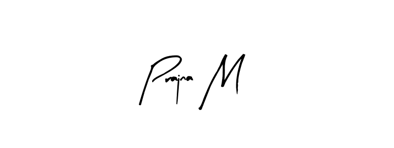 if you are searching for the best signature style for your name Prajna M. so please give up your signature search. here we have designed multiple signature styles  using Arty Signature. Prajna M signature style 8 images and pictures png