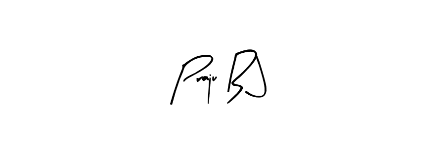 You should practise on your own different ways (Arty Signature) to write your name (Praju B J) in signature. don't let someone else do it for you. Praju B J signature style 8 images and pictures png