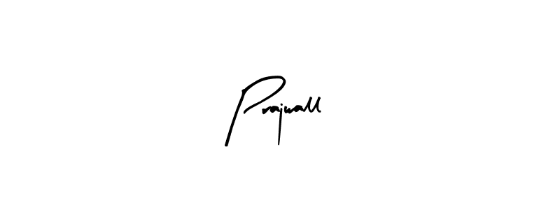 Prajwall stylish signature style. Best Handwritten Sign (Arty Signature) for my name. Handwritten Signature Collection Ideas for my name Prajwall. Prajwall signature style 8 images and pictures png