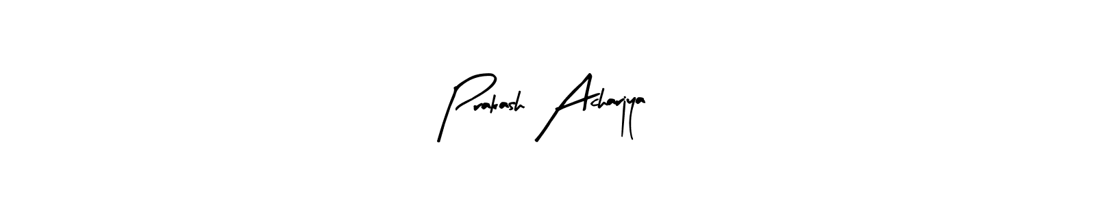 Design your own signature with our free online signature maker. With this signature software, you can create a handwritten (Arty Signature) signature for name Prakash Acharjya. Prakash Acharjya signature style 8 images and pictures png