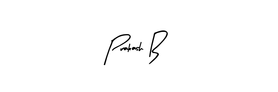 Prakash B stylish signature style. Best Handwritten Sign (Arty Signature) for my name. Handwritten Signature Collection Ideas for my name Prakash B. Prakash B signature style 8 images and pictures png