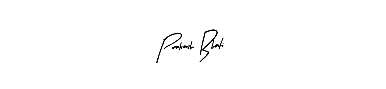 Make a beautiful signature design for name Prakash Bhati. Use this online signature maker to create a handwritten signature for free. Prakash Bhati signature style 8 images and pictures png