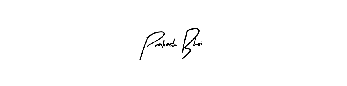 Design your own signature with our free online signature maker. With this signature software, you can create a handwritten (Arty Signature) signature for name Prakash Bhoi. Prakash Bhoi signature style 8 images and pictures png