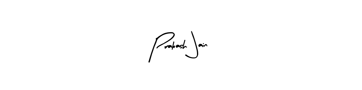 Make a beautiful signature design for name Prakash Jain. With this signature (Arty Signature) style, you can create a handwritten signature for free. Prakash Jain signature style 8 images and pictures png